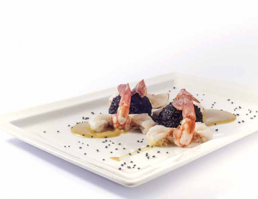 Timballo di riso nero