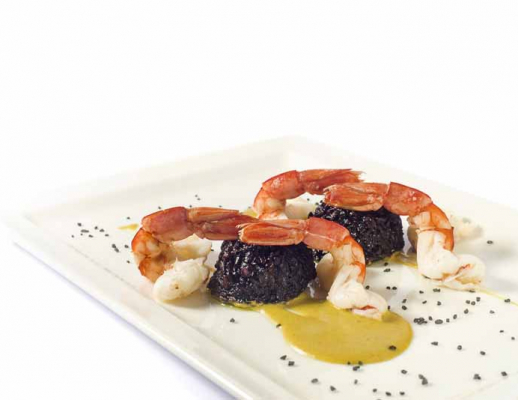 Timballo di riso nero